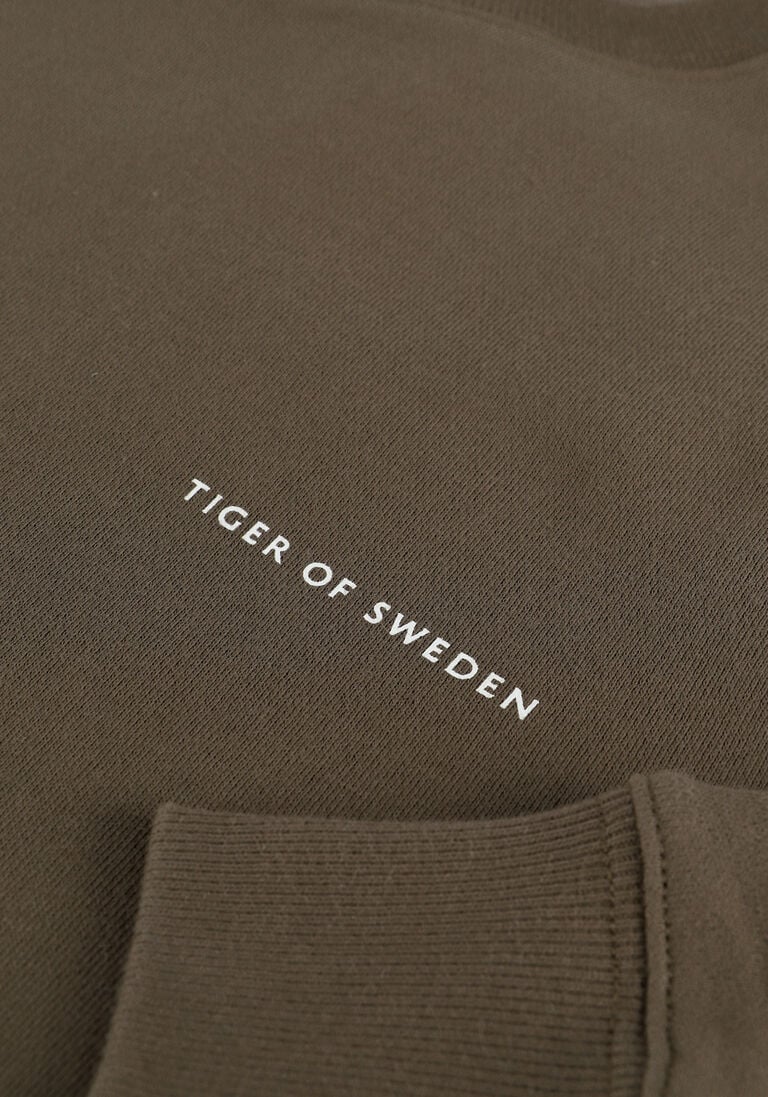 TIGER OF SWEDEN donkergroene tiger of sweden sweater emerson