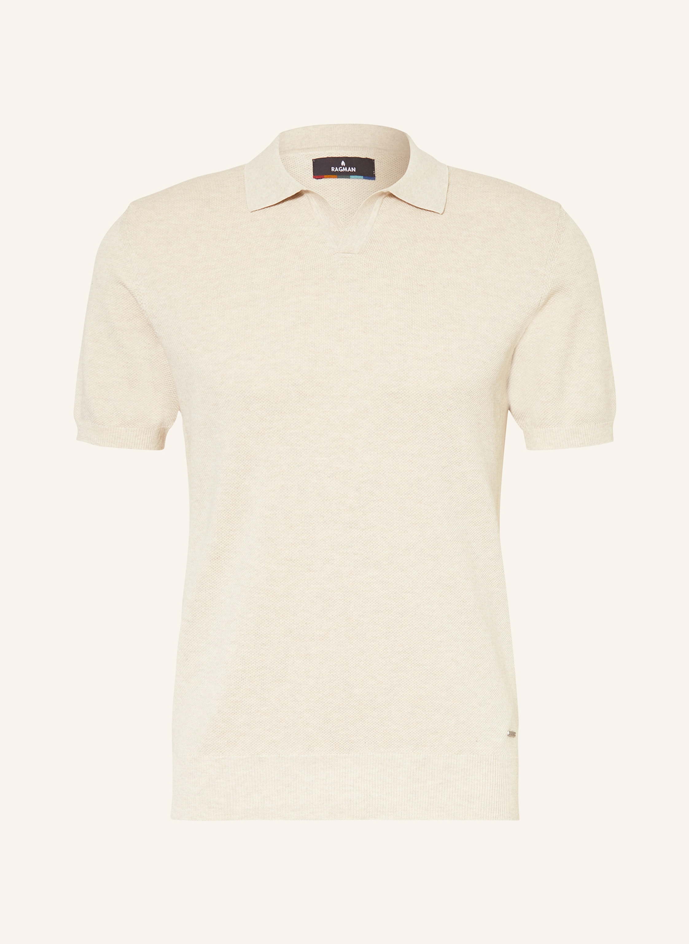 RAGMAN Strick-Poloshirt