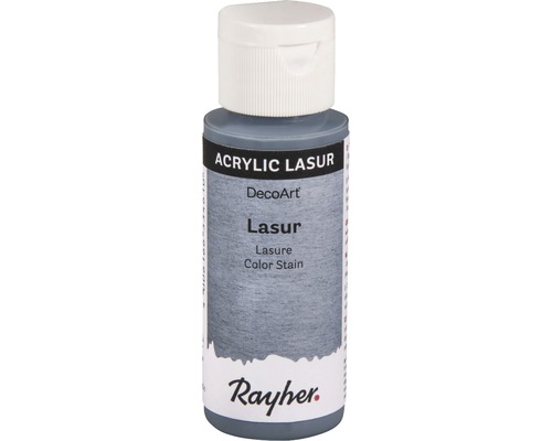 Acryl glazuur, effect, 59 ml, blauwgrijs
