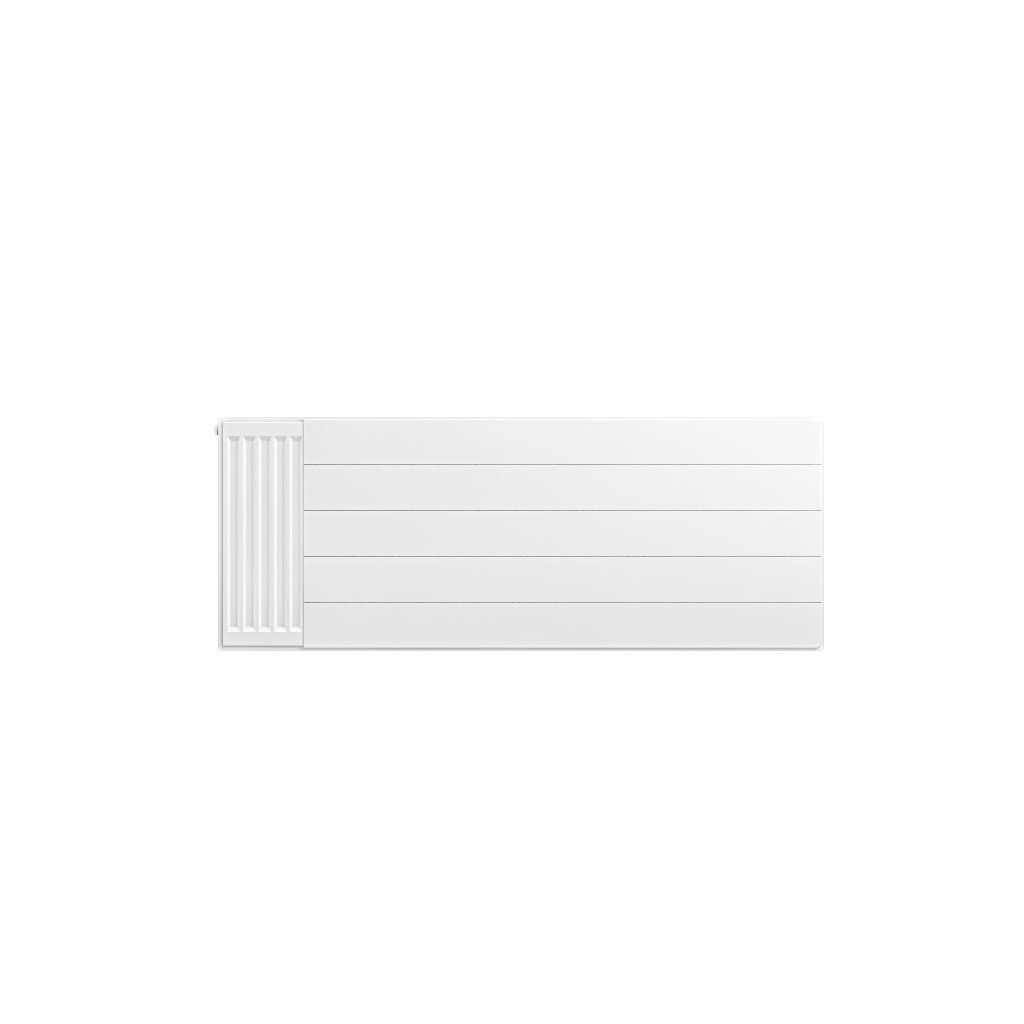 Eastbrook plaat voor paneelradiator met streep 130x50cm wit glans