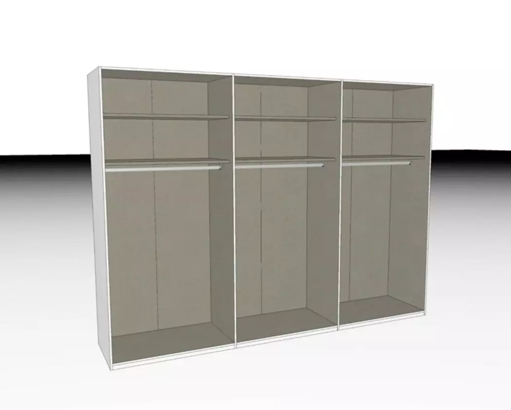 Schwebetürenschrank Scale 240 x 223 cm