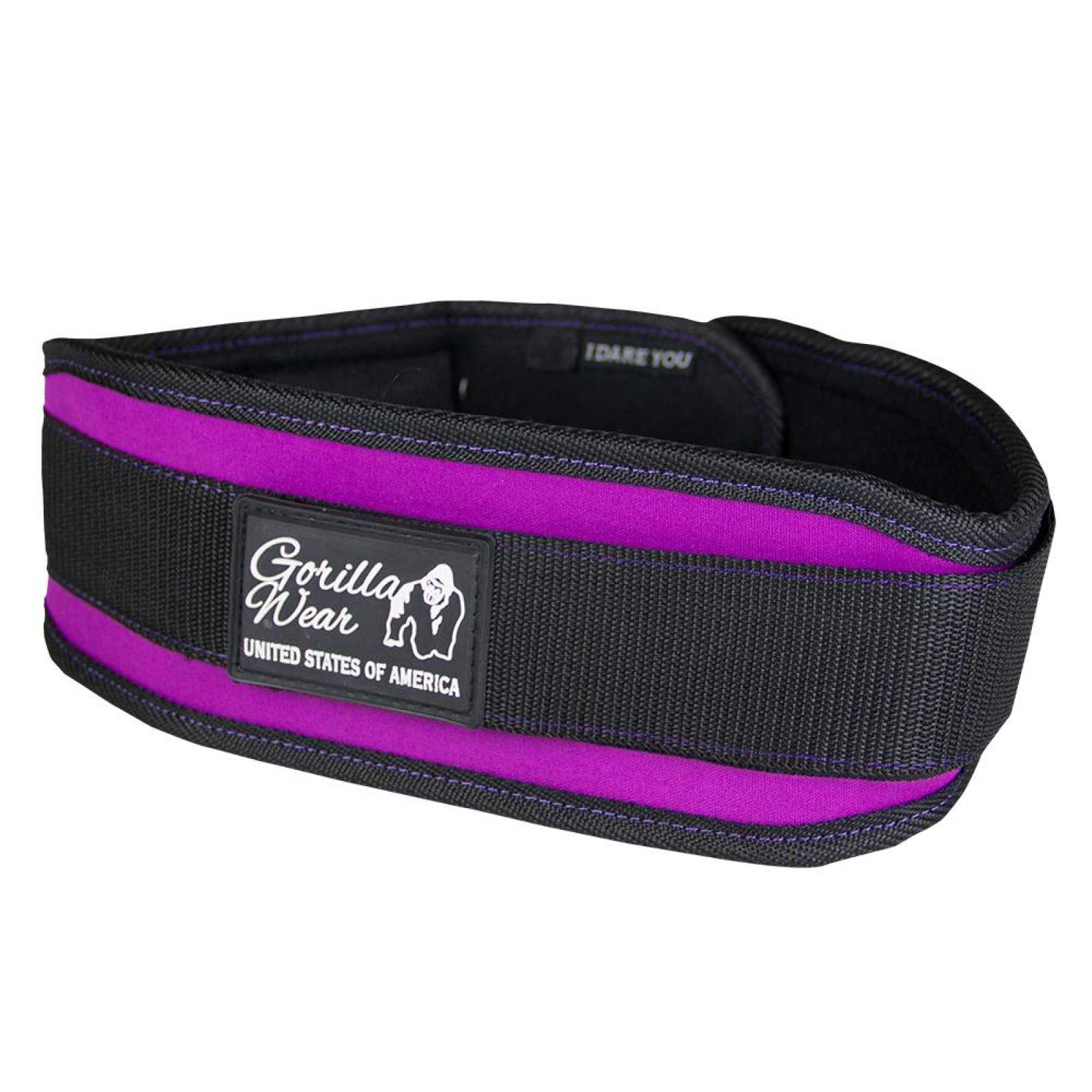 Gorilla Wear Gorilla Wear Cinto de levantamento de peso feminino de 4 polegadas Preto / Roxo