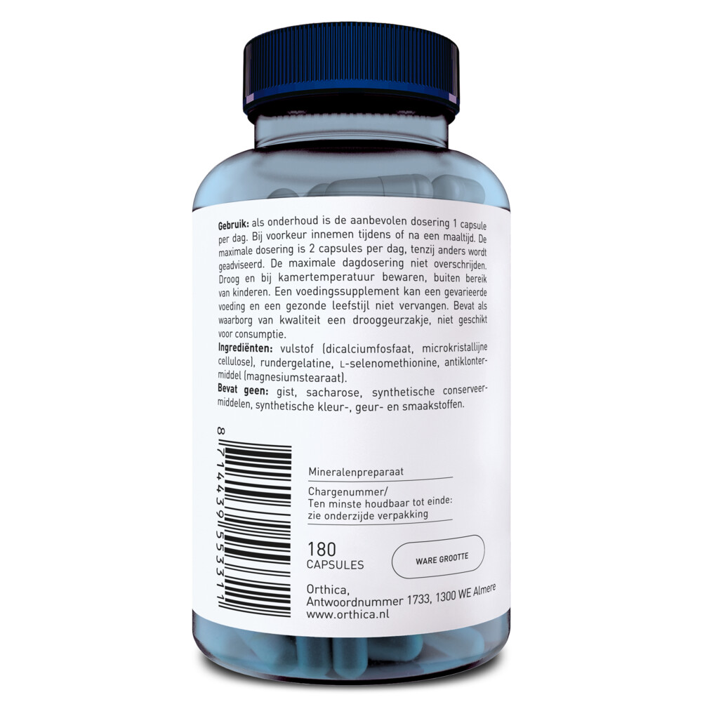 Orthica L-Selenomethionine-100 180 capsules