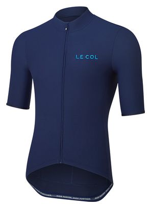 Maillot Manches Courtes Le Col Léger Hors Categorie Bleu Navy