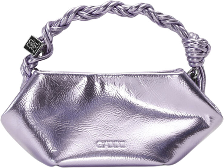 Ganni Ganni Bou Bag Mini Metallic Pink lavender