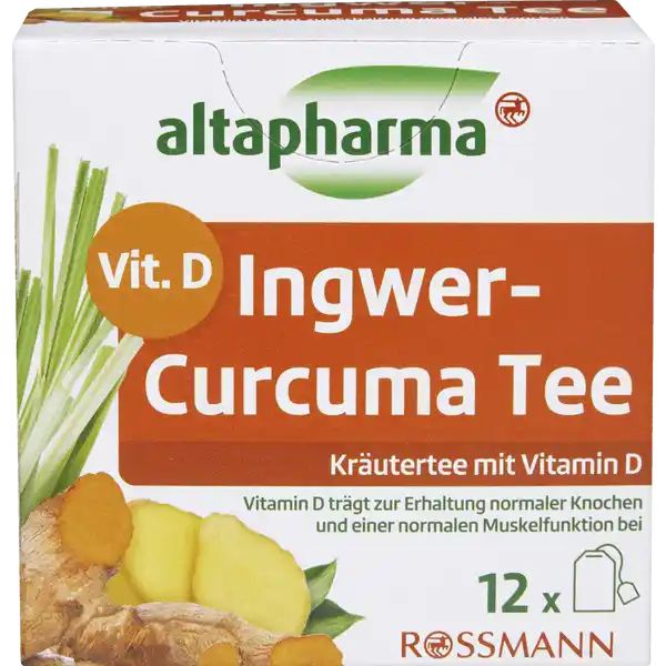 Kräutertee Ingwer-Curcuma