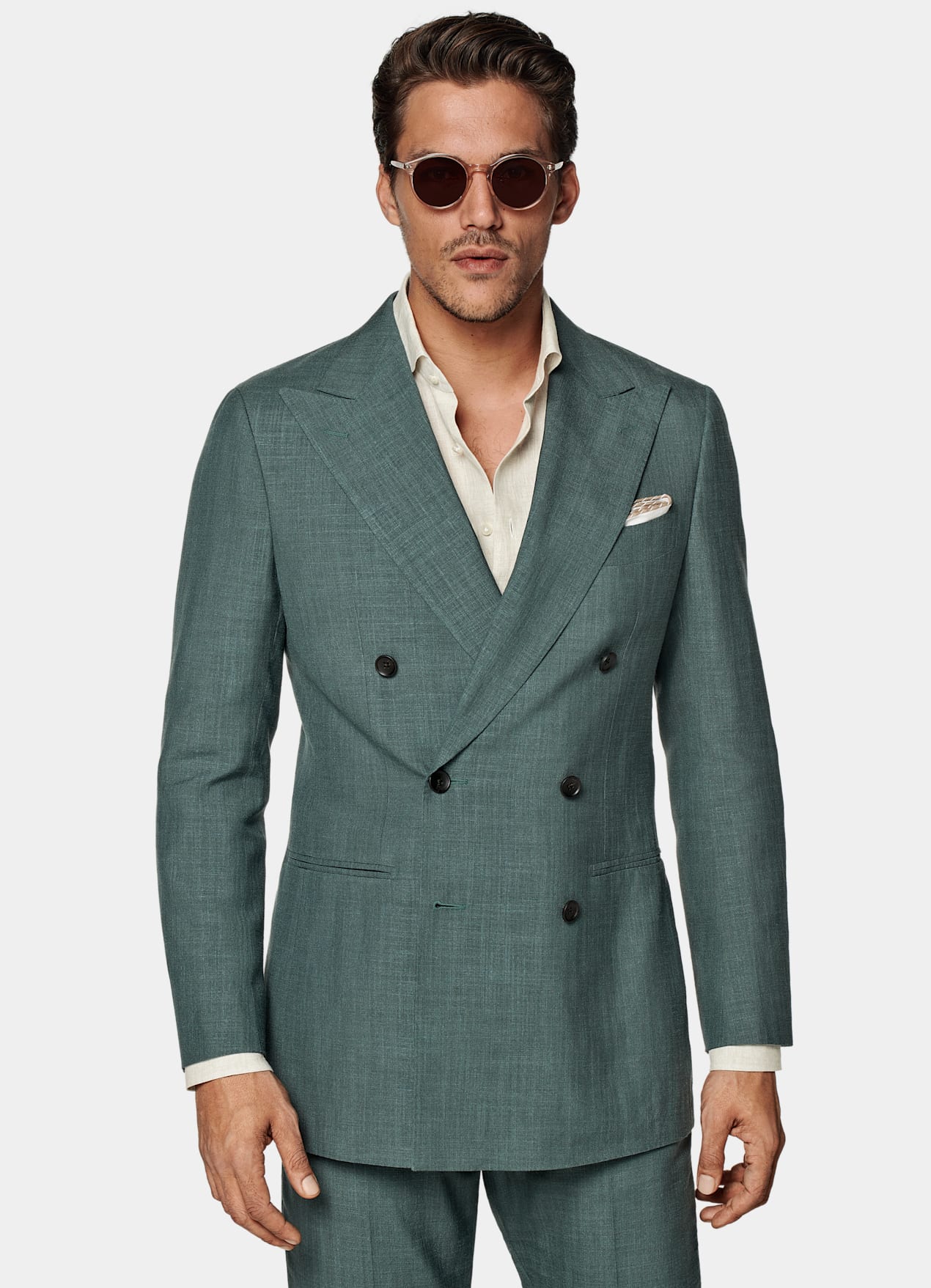 Costume Havana coupe Tailored vert