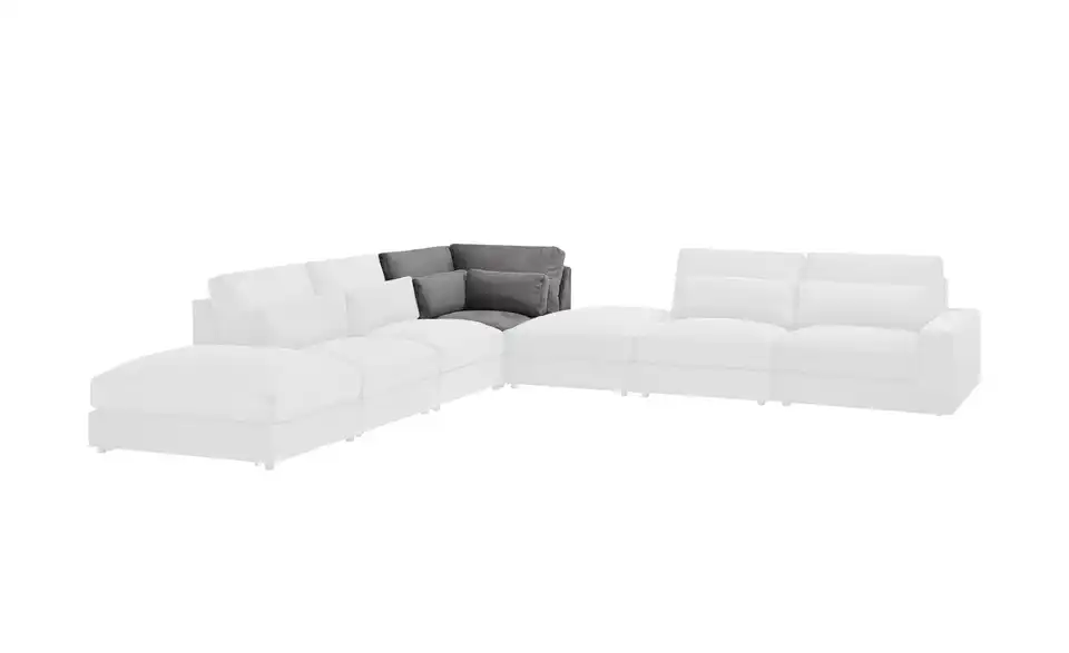 Element Branna Anthrazit Cordstoff Ecke