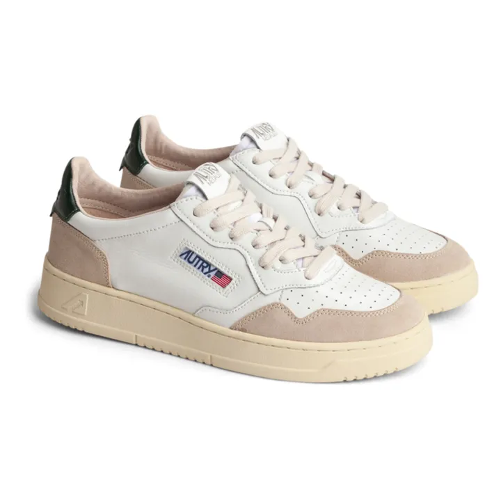 Autry Baskets Medalist Low Cuir/Suède | Vert foncé