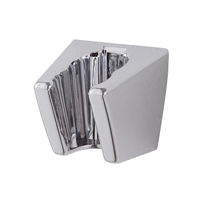 Support douchette chrome fixation murale