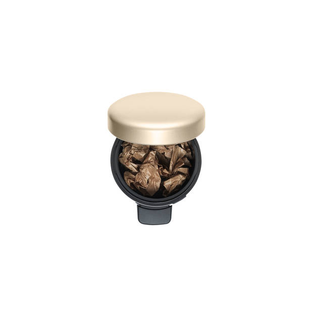 Brabantia newIcon pedaalemmer 3 liter met kunststof binnenemmer - Champagne
