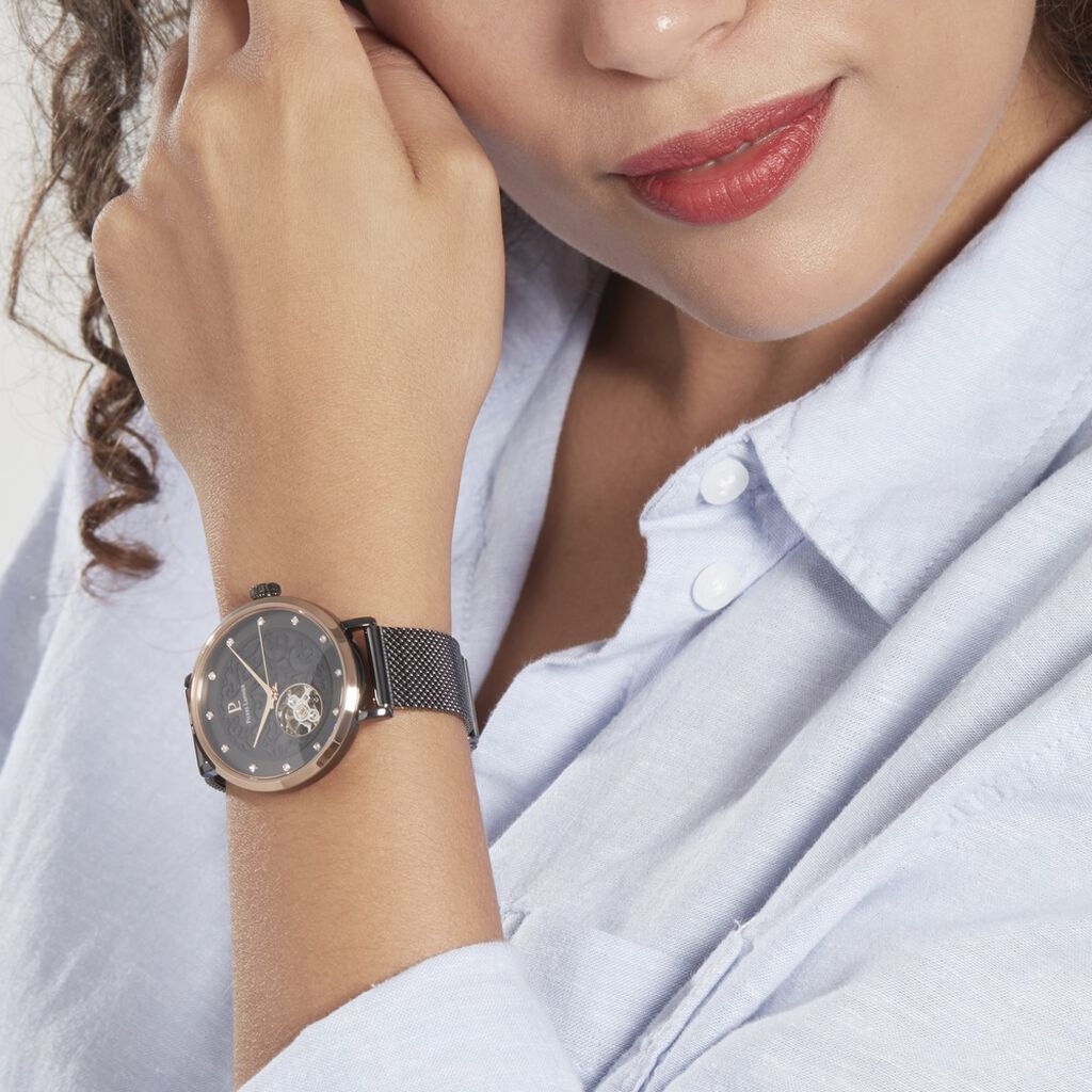 Montre Pierre Lannier Eolia Noir