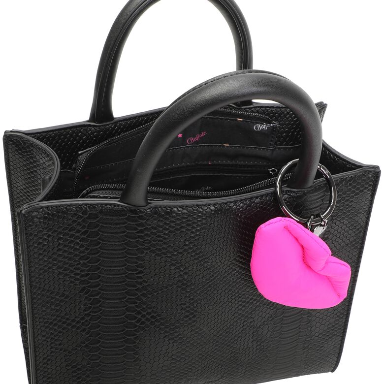Big Boxy Collection Scaled Snake Black