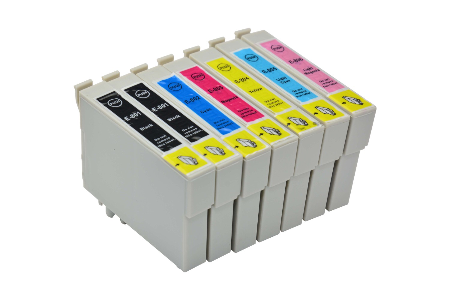 Tintenpatronen Set kompatibel mit Epson T0801 - T0806