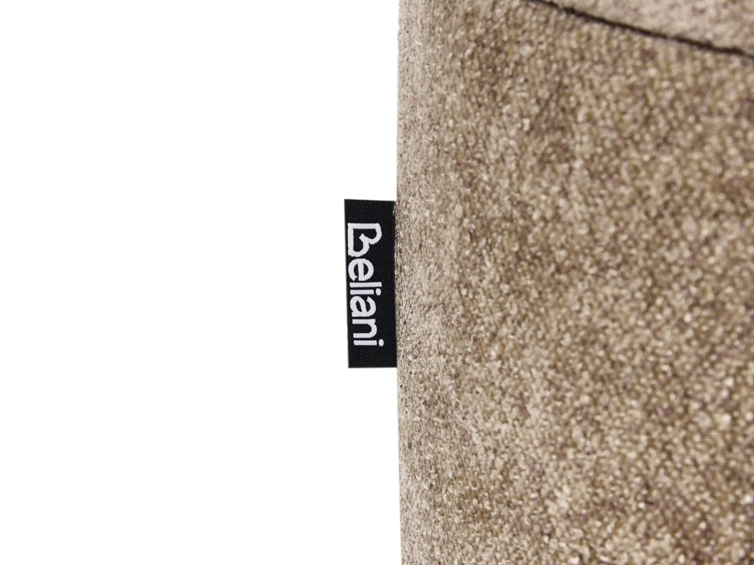 Bankje met opbergruimte OKLAHOMA Chenille Lichtbruin met opbergruimte