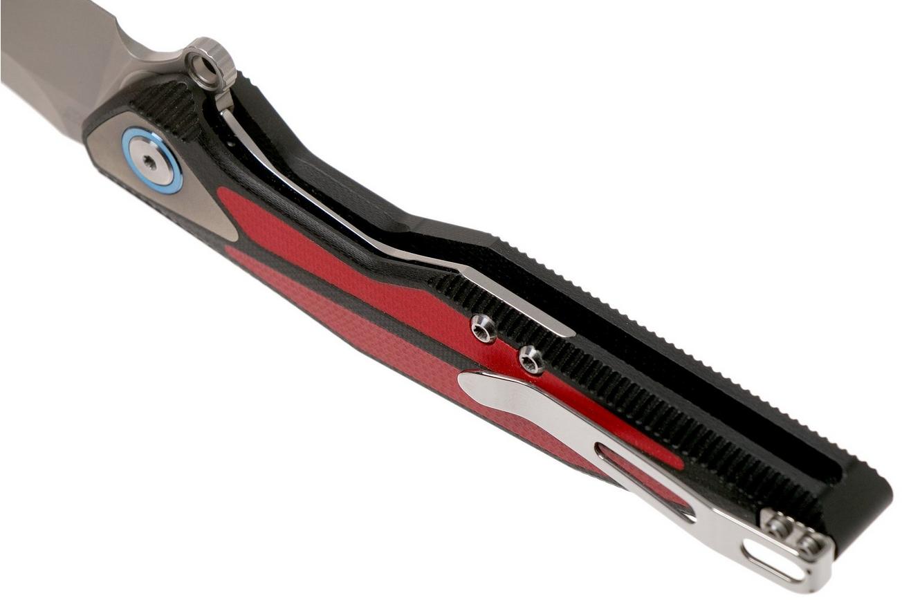 Rike Knife Tulay Black-Red zakmes