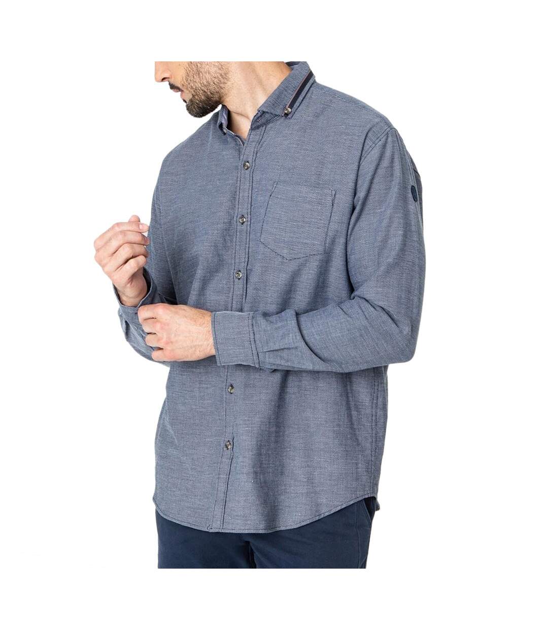 Chemise Marine Homme TBS Maceo