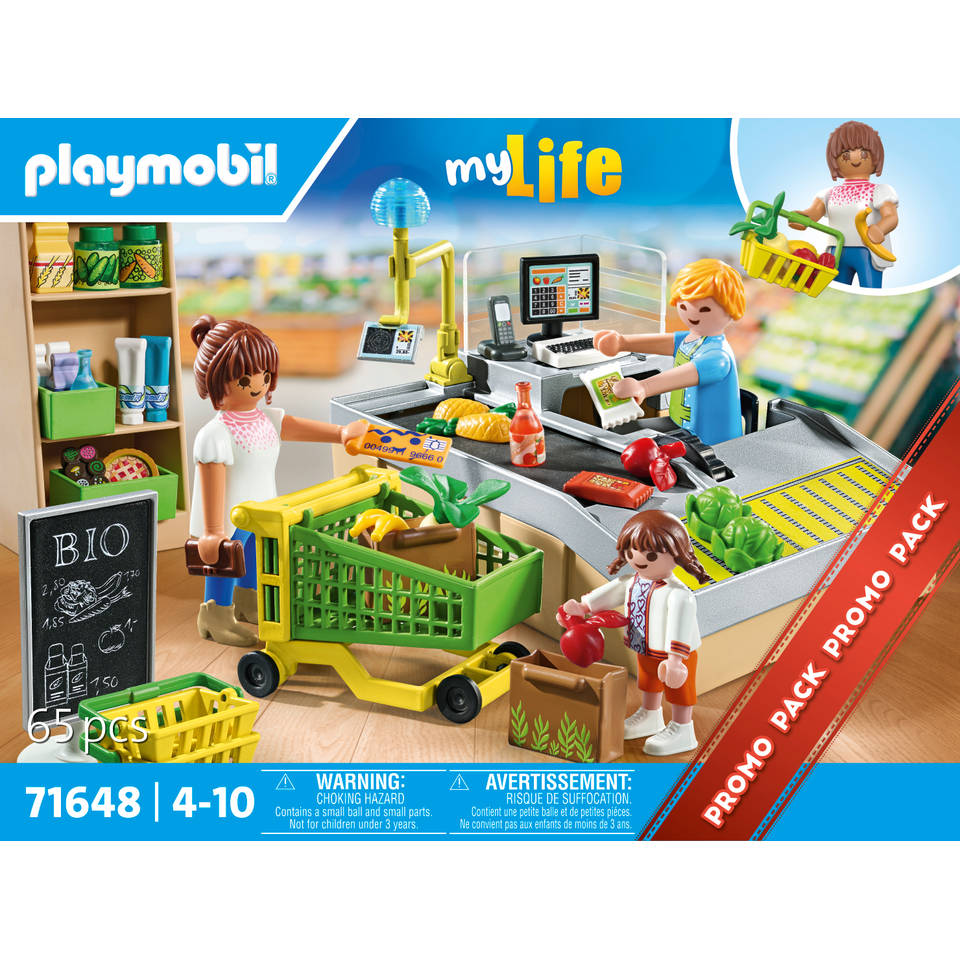 PLAYMOBIL My Life promopack biologische supermarkt 71648