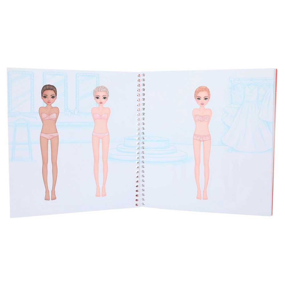 TOPModel Anzieh-Stickerbuch