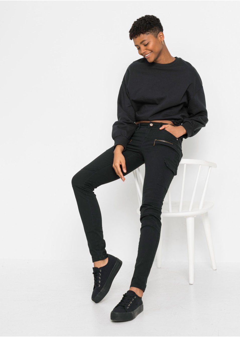 Pantalon cargo Skinny