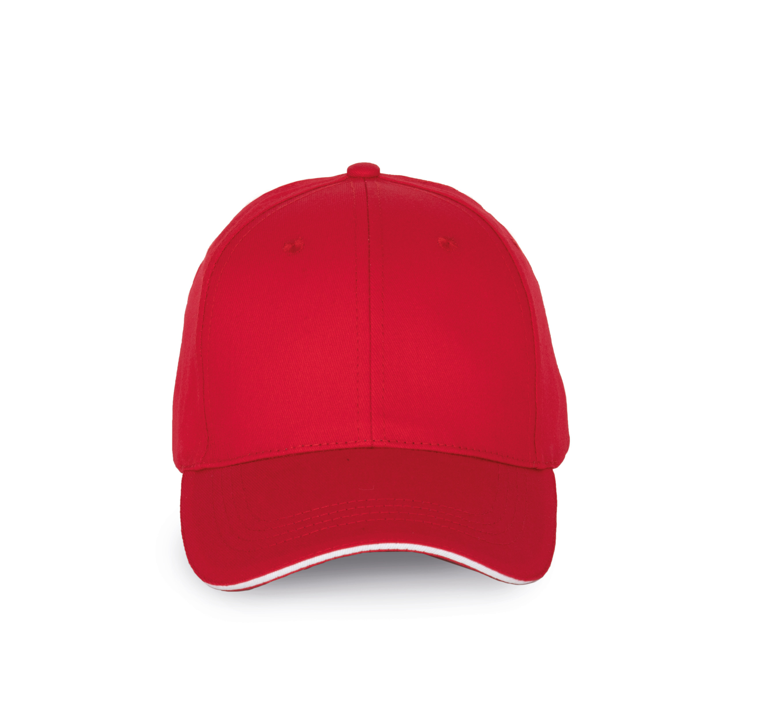 K-up KP191 - Casquette avec visière sandwich contrastée - 6 panneaux