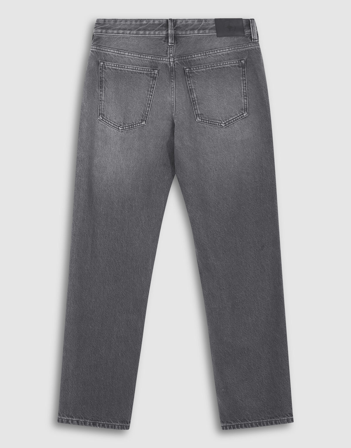 Modern Straight Fit Jeans Washed Zwart L34