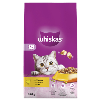 Whiskas kattenvoer adult kip 3,8 kg
