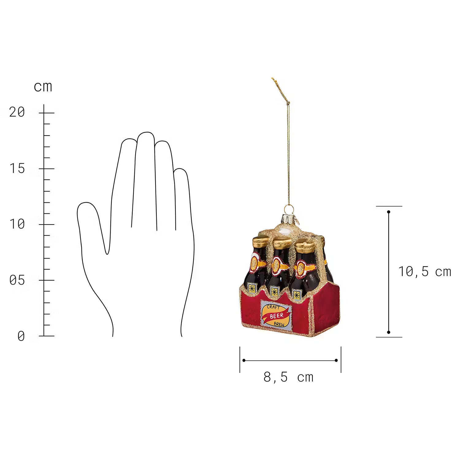 HANG ON Baumanhänger 6-Pack Bier