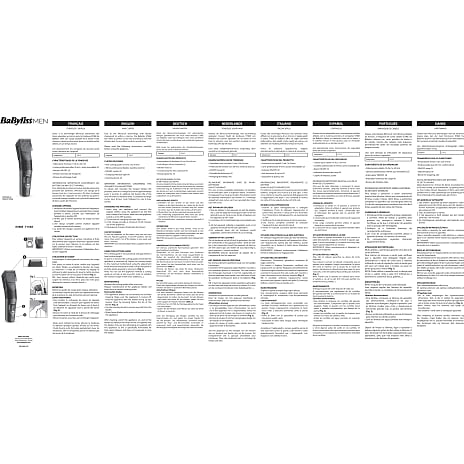 BaByliss Men E786E hårklipper