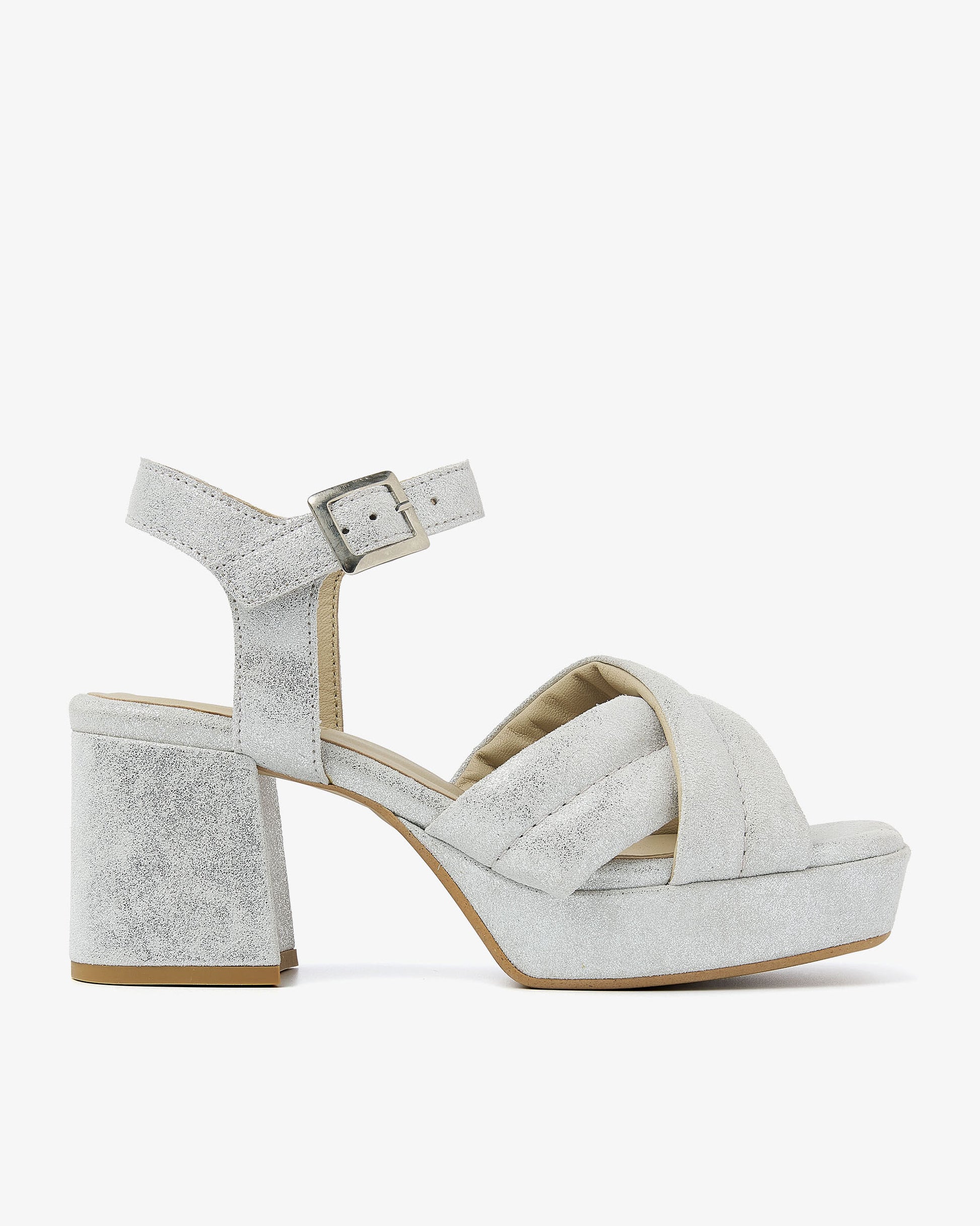 VIA VAI zilveren sandalen Cassia Gabriell
