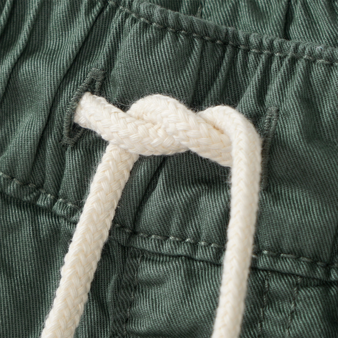 Famy Jungen Shorts mit Tunnelzug dunkelgrün