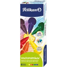 Crayons de cire souris, assorti, set cadeau de 6