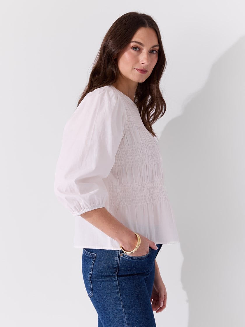 Malin bluse Marshmallow