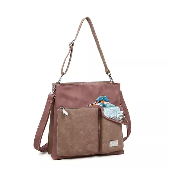 Hi-di-Hi Hand/ Schoudertas King Shopper Lilac/ Brown