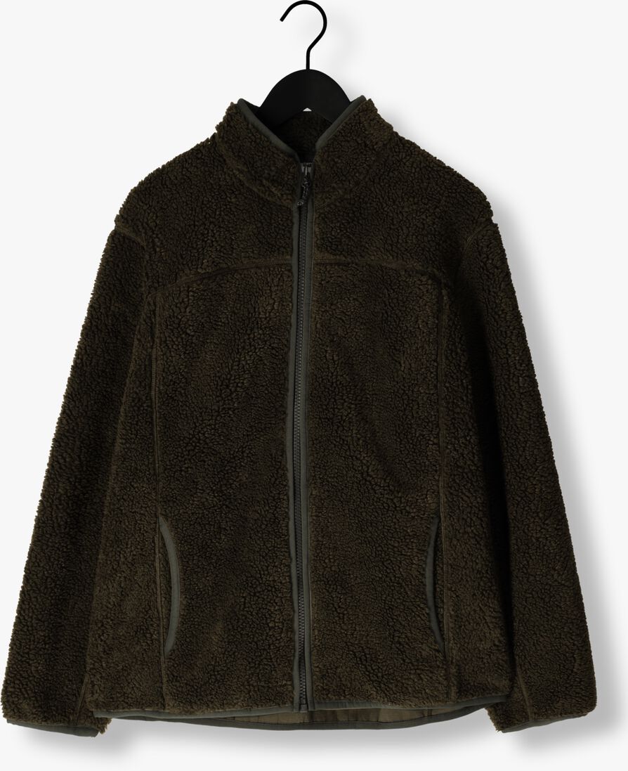 donkergroene peak performance vest m solid pile jacket