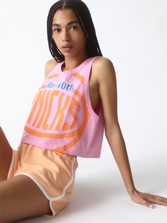 Camiseta New York Knicks NBA - Rosa Chiclete