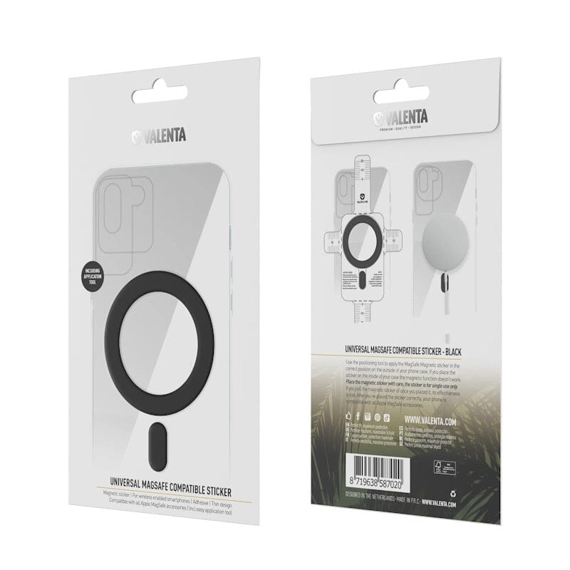 Valenta Universele Sticker voor Magsafe Zwart