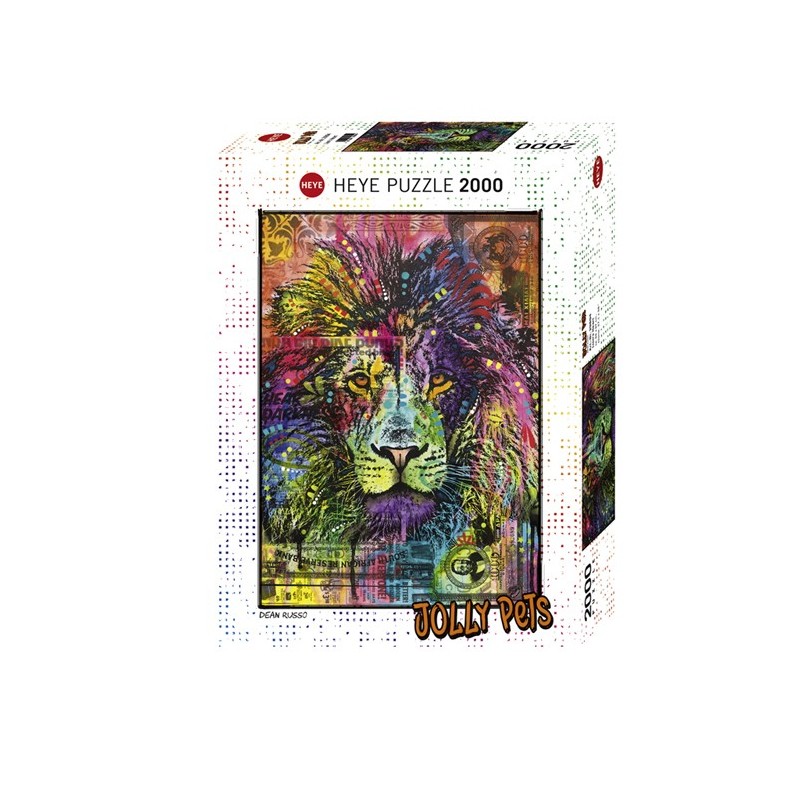 Puzzle 2000 pièces - Lion's Heart