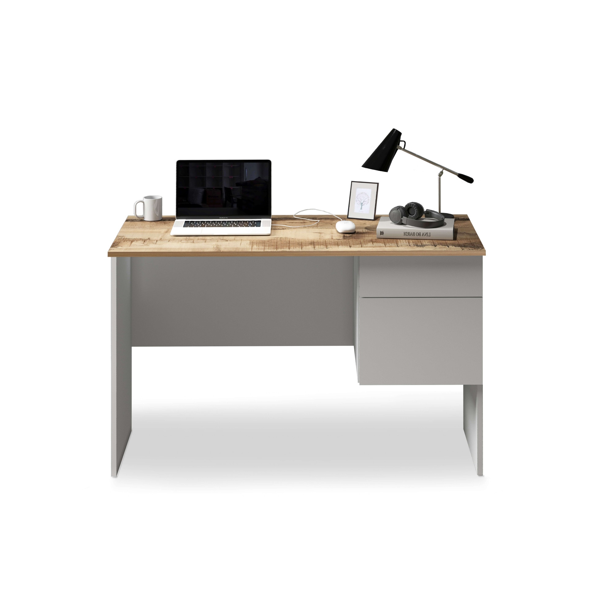 INOSIGN Schreibtisch »Sunrise, kleiner Computertisch, Bürotisch« mit 1 Tür & 1 Schublade, Tischplatte Breite 110 cm, Made in Italy