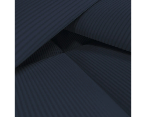 Wandkussen corduroy donkerblauw textiellook 30 x 60 cm