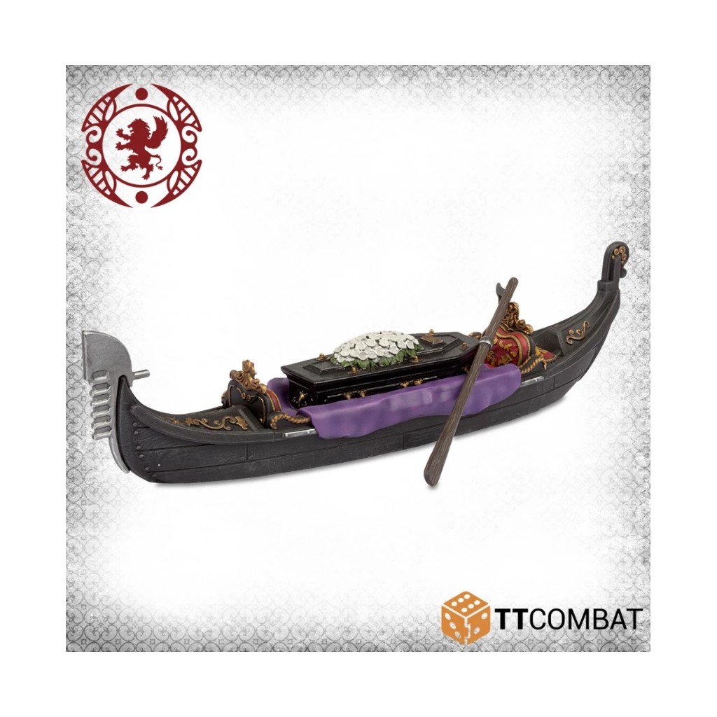 Streets of Venice - Funerary Gondola