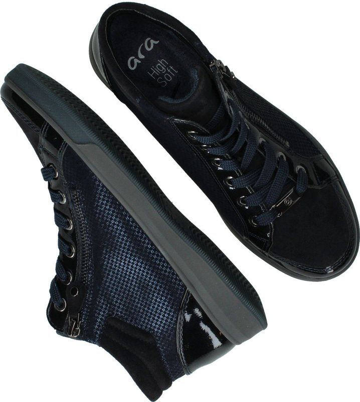 Ara - OM-ST-HIGH-SOFT - Veterschoenen - Blauw