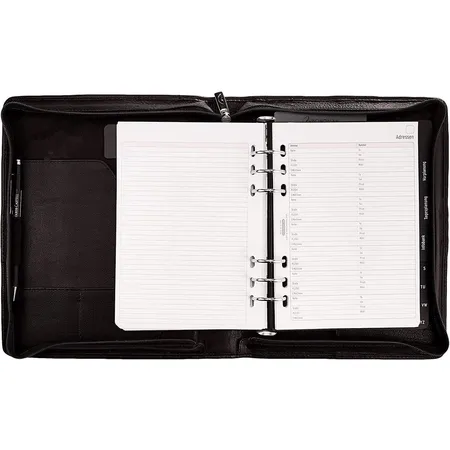 Avery Zweckform Chronoplan 50173 Vollrindleder - Terminplaner/Organizer/Terminkalender Mappe