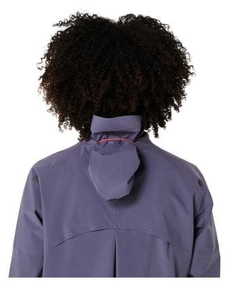 Veste imperméable Asics Metarun Waterproof Violet Femme