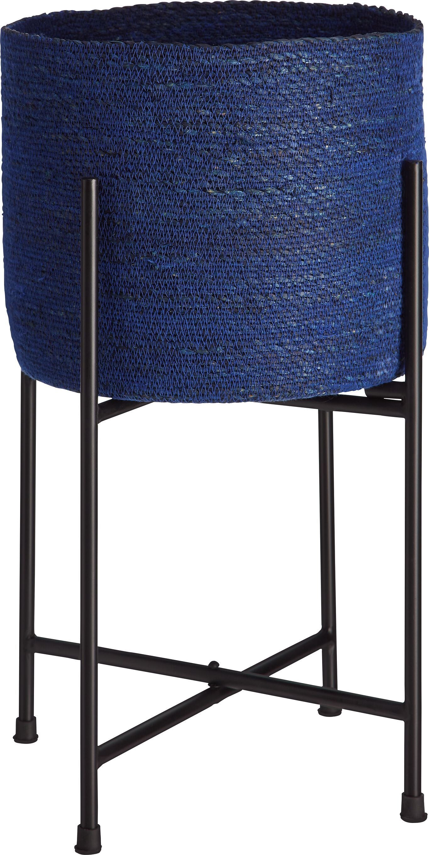 TRAVIS Pflanzenständer - Schwarz / H: 47.0 cm