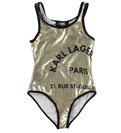 Karl Lagerfeld Bådedragt - Guld m. Sort