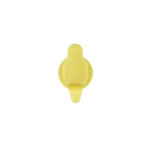 Porta-escova de dentes em formato de pássaro, amarelo