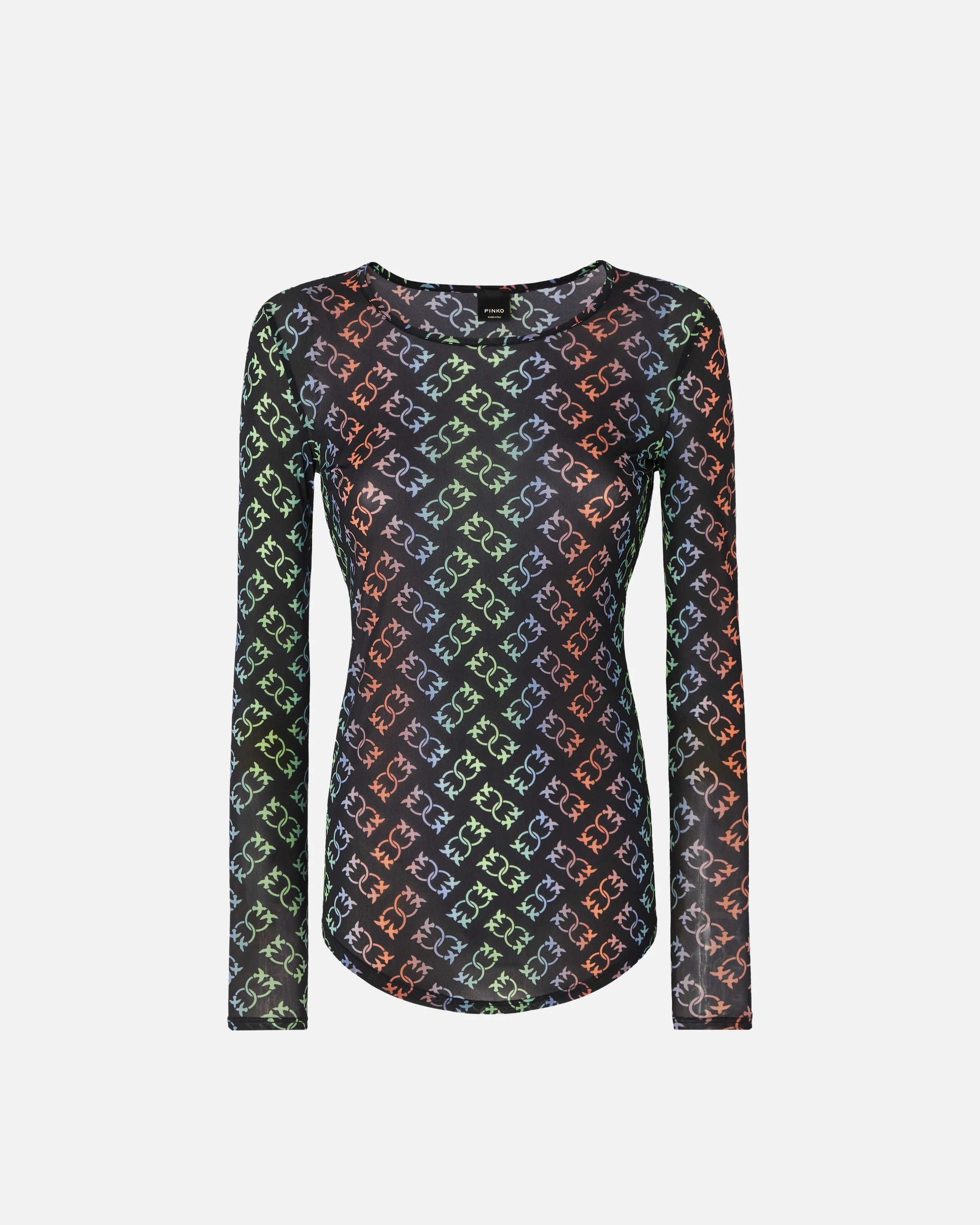 T-shirt à manches longues à logo | Multicolore