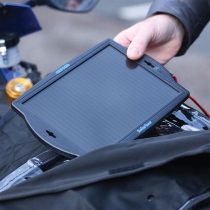 Chargeur Oxford Solaire SOLARISER pour batterie 12v Universel - Noir
