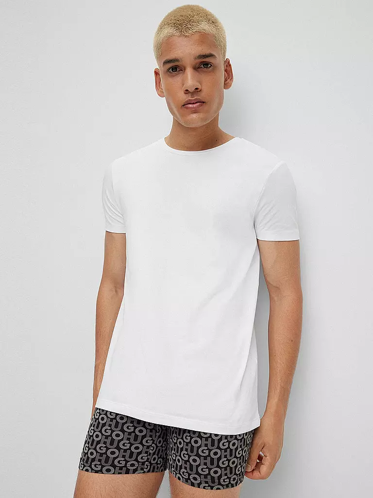 HUGO T-Shirt  2-er Pkg. schwarz